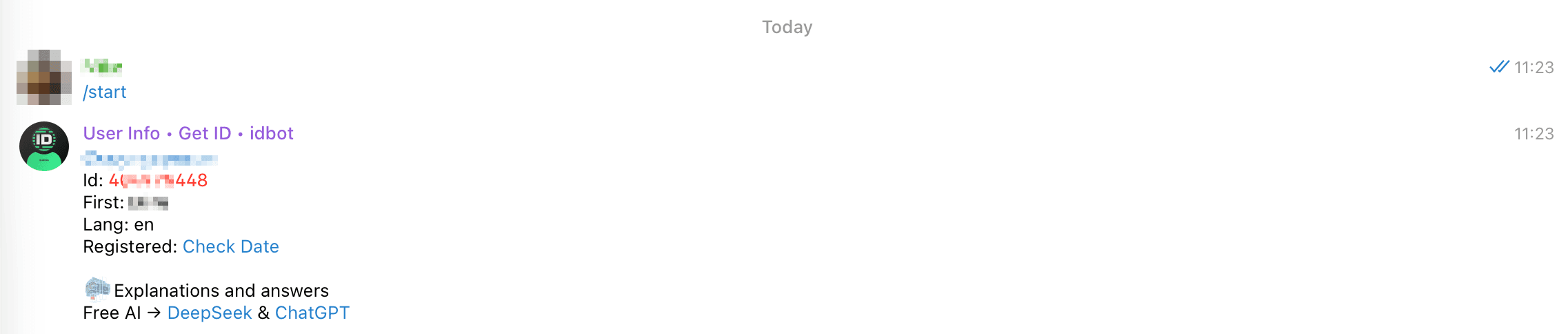Telegram ID